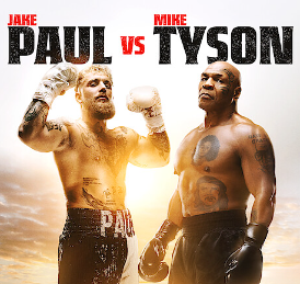 Professional boxing: Jake Paul vs. Mike Tyson